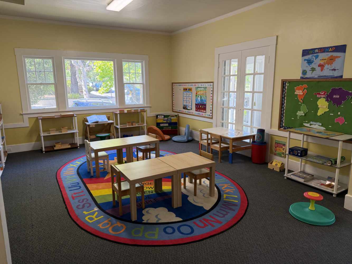 Montessori classroom OLM Burlingame